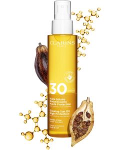 Clarins Glowing Sun Oil High Protection Spf30 Body 150ml